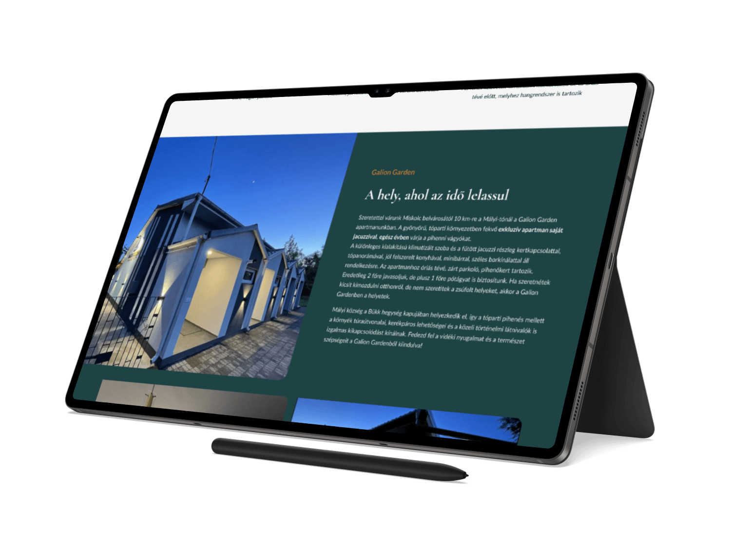 Galion tablet reszponzív