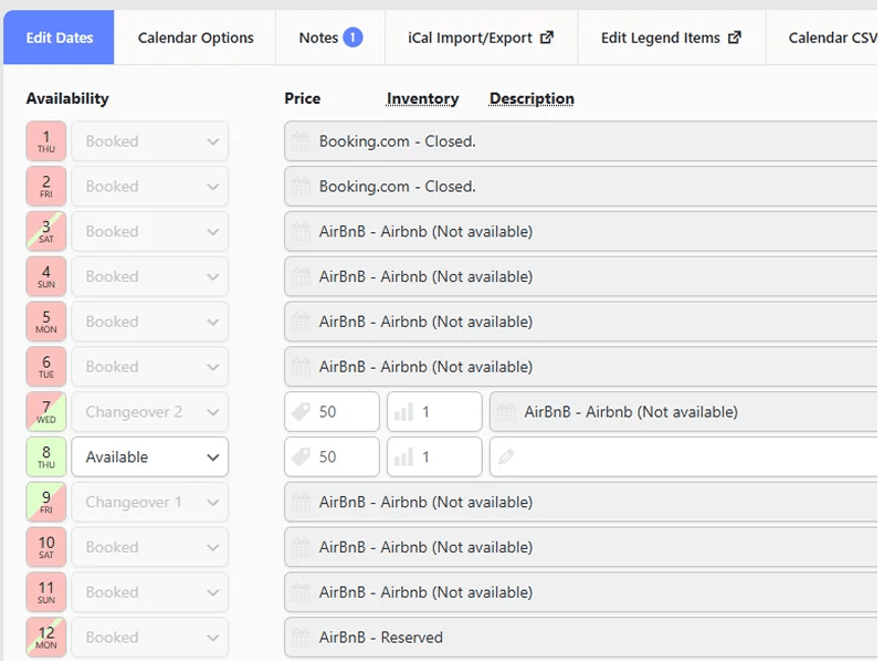 WPSolution weboldal készítés szállásadóknak foglalás szinkronizáció