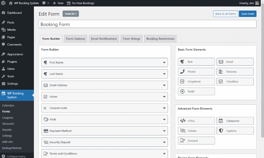 WPSolution weboldal készítés szállásadóknak foglalási emailek emlékeztető